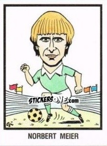 Cromo Norbert Meier - German Football Bundesliga 1983-1984 n. 449 - Panini