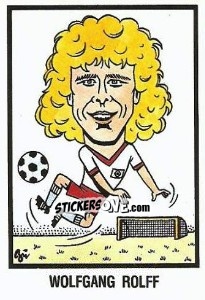 Sticker Wolfgang Rolff - German Football Bundesliga 1983-1984 n. 452 - Panini