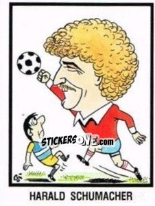 Cromo Harald Schumacher - German Football Bundesliga 1983-1984 n. 455 - Panini