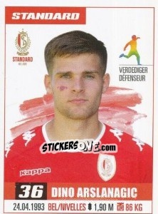 Figurina Dino Arslanagic - Belgian Pro League 2016-2017 n. 275 - Panini