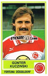 Figurina Gunter Kuczinski - German Football Bundesliga 1984-1985 n. 105 - Panini