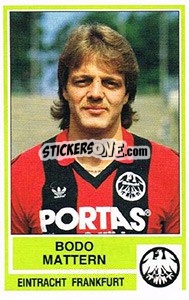 Sticker Bodo Mattern - German Football Bundesliga 1984-1985 n. 125 - Panini