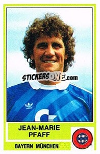 Figurina Jean-Marie Pfaff - German Football Bundesliga 1984-1985 n. 275 - Panini