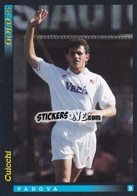 Cromo A. Cuicchi - GOLD Calcio 1992-1993 n. u85 - Score