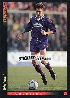 Cromo A. Malusci - GOLD Calcio 1992-1993 n. 43 - Score