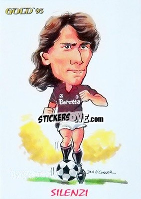 Sticker A. Silenzi - GOLD Calcio 1992-1993 n. 273 - Score