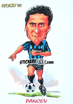 Cromo D. Pancev - GOLD Calcio 1992-1993 n. 255 - Score
