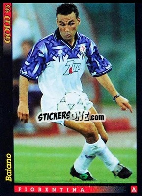 Figurina F. Baiano - GOLD Calcio 1992-1993 n. u9 - Score