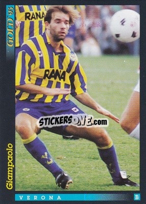 Figurina F. Giampaolo - GOLD Calcio 1992-1993 n. u89 - Score