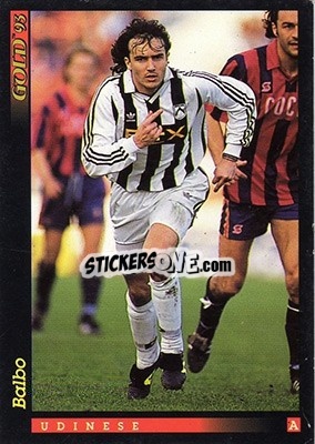 Figurina A. Eduardo Balbo - GOLD Calcio 1992-1993 n. 161 - Score