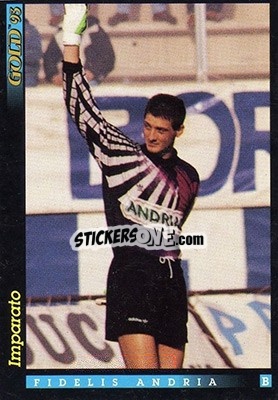 Cromo L. Imparato - GOLD Calcio 1992-1993 n. 166 - Score