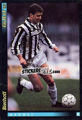Figurina O. Bierhoff - GOLD Calcio 1992-1993 n. 170 - Score