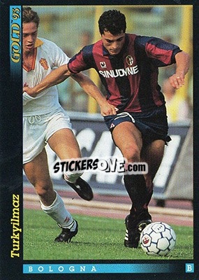Figurina K. Turkyilmaz - GOLD Calcio 1992-1993 n. 177 - Score