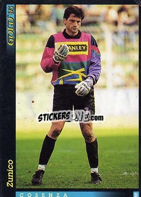 Cromo G. Zunico - GOLD Calcio 1992-1993 n. 181 - Score