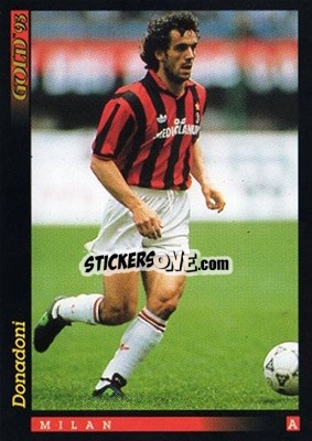 Figurina R. Donadoni - GOLD Calcio 1992-1993 n. 97 - Score