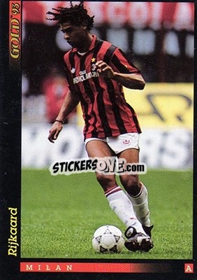 Cromo F. Rijkaard - GOLD Calcio 1992-1993 n. 98 - Score