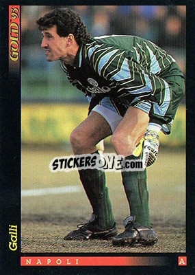 Figurina G. Galli - GOLD Calcio 1992-1993 n. 103 - Score