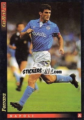 Figurina C. Ferrara - GOLD Calcio 1992-1993 n. 104 - Score
