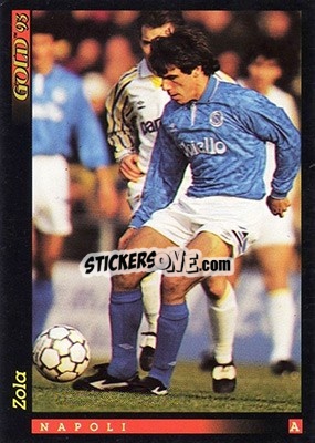 Figurina G. Zola - GOLD Calcio 1992-1993 n. 107 - Score