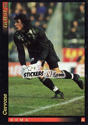 Figurina G. Cervone - GOLD Calcio 1992-1993 n. 130 - Score