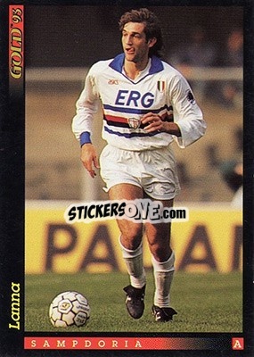 Cromo M. Lanna - GOLD Calcio 1992-1993 n. 141 - Score