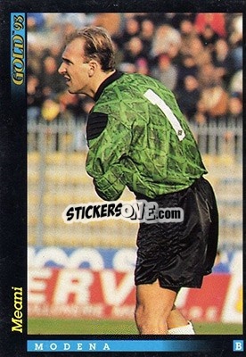 Cromo M. Meani - GOLD Calcio 1992-1993 n. 193 - Score