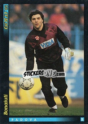 Cromo A. Bonaiuti - GOLD Calcio 1992-1993 n. 199 - Score