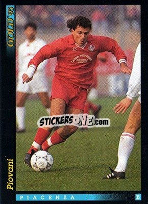Figurina G. Piovani - GOLD Calcio 1992-1993 n. 204 - Score
