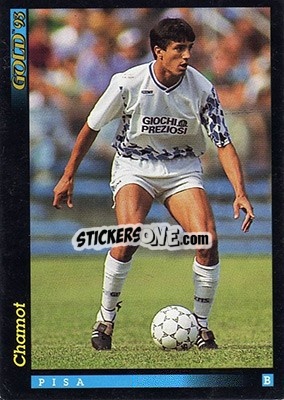 Figurina J. A. Chamot - GOLD Calcio 1992-1993 n. 205 - Score