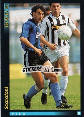 Cromo L. Scarafoni - GOLD Calcio 1992-1993 n. 207 - Score