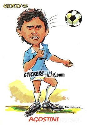 Figurina M. Agostini - GOLD Calcio 1992-1993 n. 226 - Score