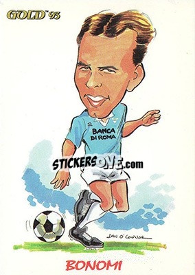 Figurina M. Bonomi - GOLD Calcio 1992-1993 n. 232 - Score