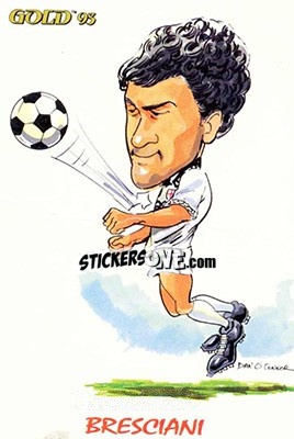 Cromo G. Bresciani - GOLD Calcio 1992-1993 n. 234 - Score