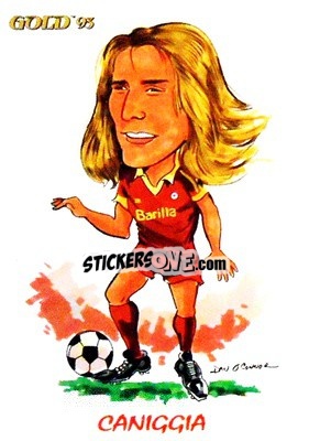 Cromo C. Caniggia - GOLD Calcio 1992-1993 n. 235 - Score