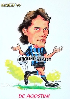 Cromo S. De Agostini - GOLD Calcio 1992-1993 n. 239 - Score