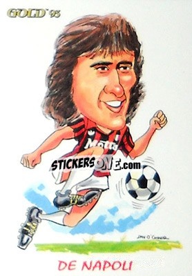 Cromo F. De Napoli - GOLD Calcio 1992-1993 n. 240 - Score