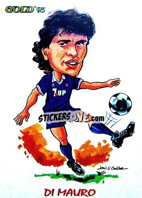 Cromo F. Di Mauro - GOLD Calcio 1992-1993 n. 241 - Score
