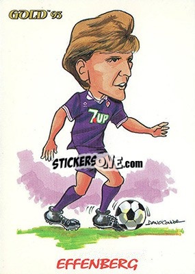 Figurina S. Effenberg - GOLD Calcio 1992-1993 n. 243 - Score