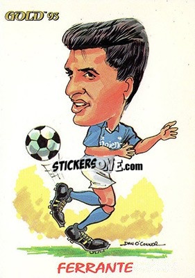 Sticker M. Ferrante - GOLD Calcio 1992-1993 n. 246 - Score