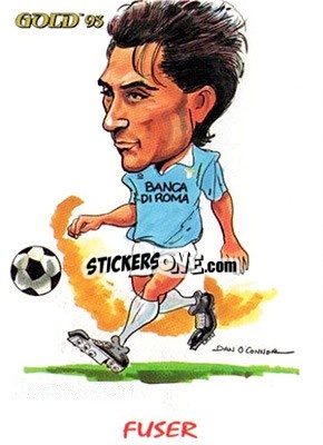 Cromo D. Fuser - GOLD Calcio 1992-1993 n. 248 - Score