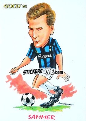 Figurina M. Sammer - GOLD Calcio 1992-1993 n. 267 - Score