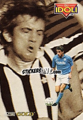 Figurina M. Crippa / R. Boninsegna - GOLD Calcio 1992-1993 n. 284 - Score