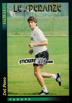 Cromo A. Del Piero - GOLD Calcio 1992-1993 n. 299 - Score