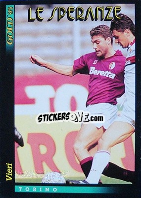 Cromo C. Vieri - GOLD Calcio 1992-1993 n. 303 - Score