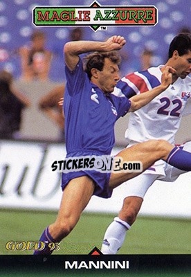 Cromo M. Mannini - GOLD Calcio 1992-1993 n. 308 - Score