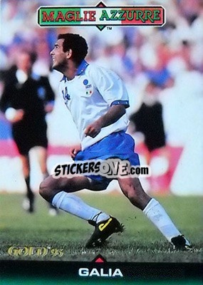 Sticker R. Galia - GOLD Calcio 1992-1993 n. 310 - Score