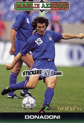 Figurina R. Donadoni - GOLD Calcio 1992-1993 n. 314 - Score