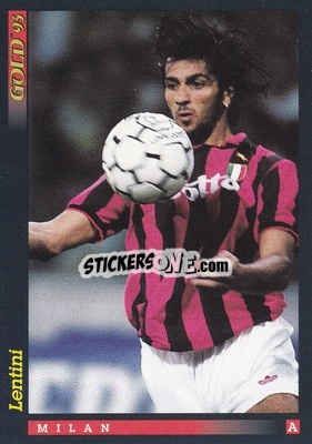 Cromo G. Lentini - GOLD Calcio 1992-1993 n. u1 - Score