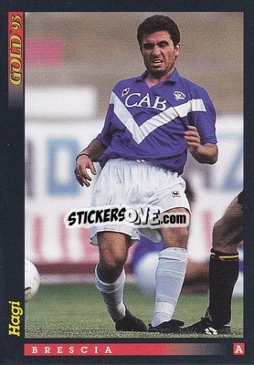 Cromo G. Hagi - GOLD Calcio 1992-1993 n. u18 - Score