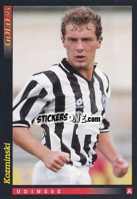 Cromo M. Kozminski - GOLD Calcio 1992-1993 n. u46 - Score
